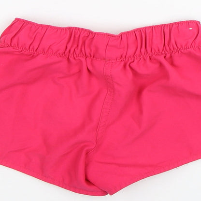 Decathlon Girls Pink   Sweat Shorts Size 6 Years