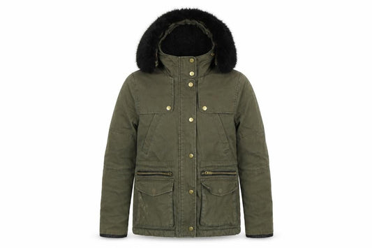 Topshop Womens Green   Parka Jacket Size 6