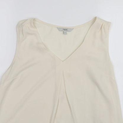 Preloved NEXT Womens Ivory   Basic Blouse Size 10 - Detail