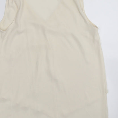 Preloved NEXT Womens Ivory   Basic Blouse Size 10 - Label
