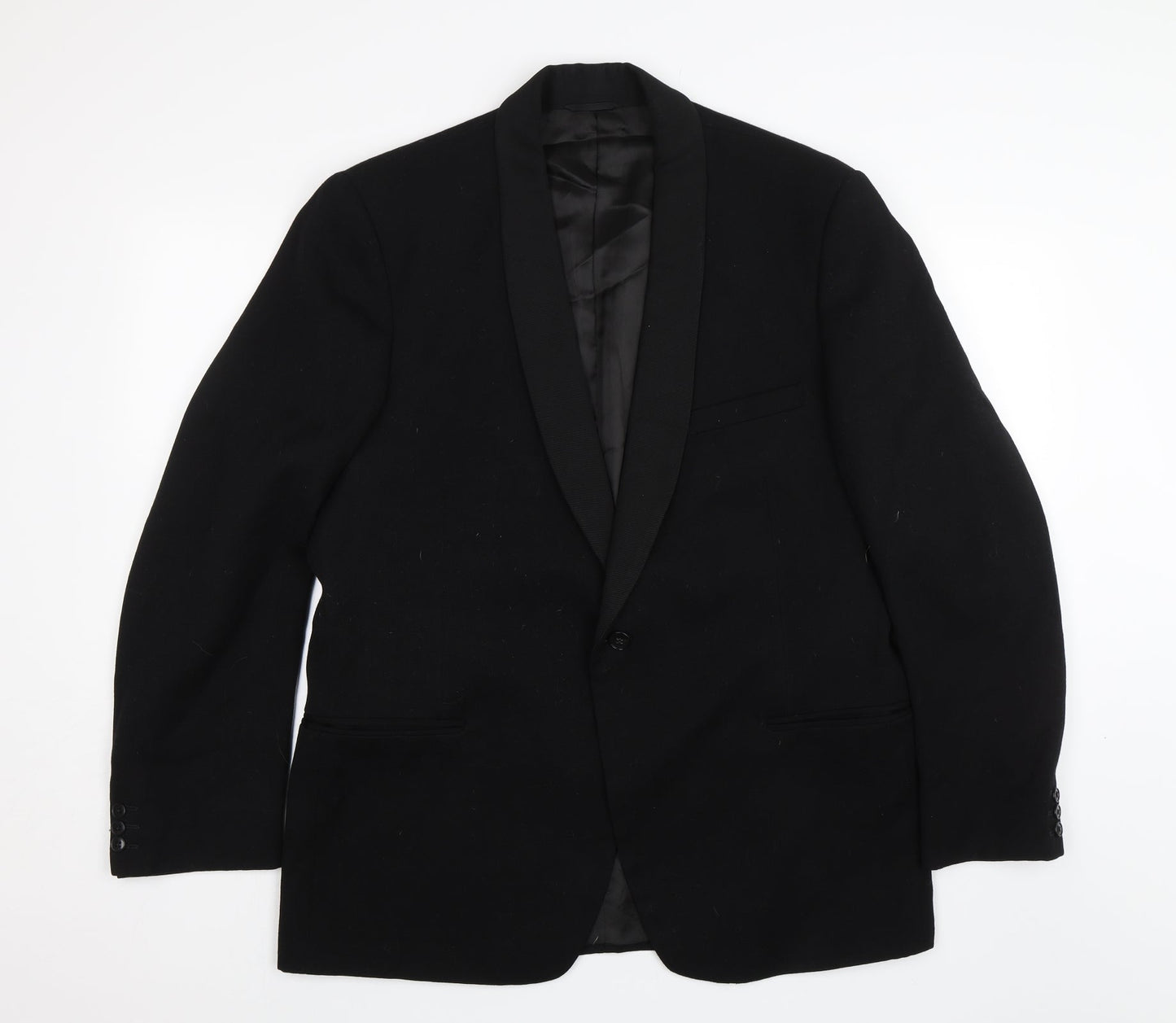Shell Mens Black   Jacket Blazer Size 42