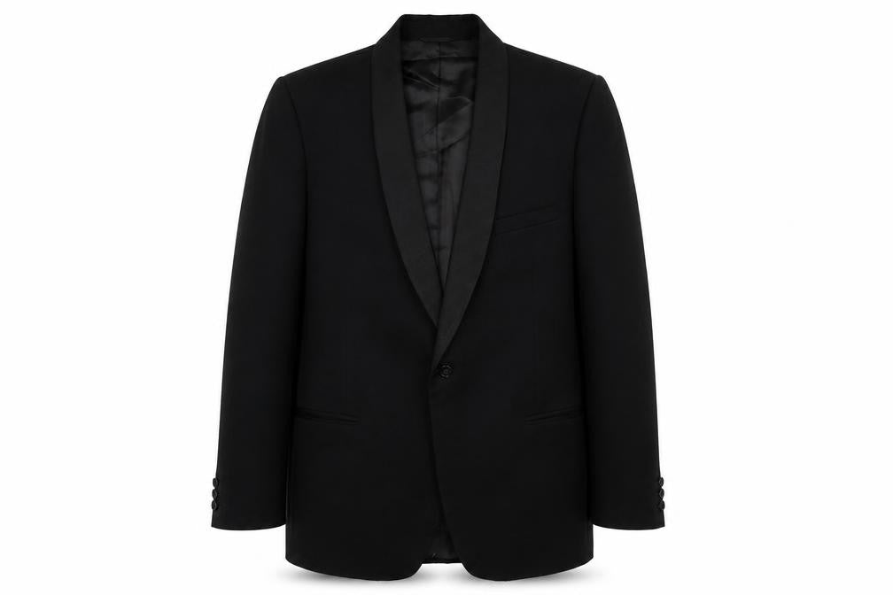 Shell Mens Black   Jacket Blazer Size 42