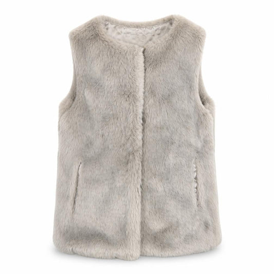 Front view of Papaya women’s grey jacket, size M