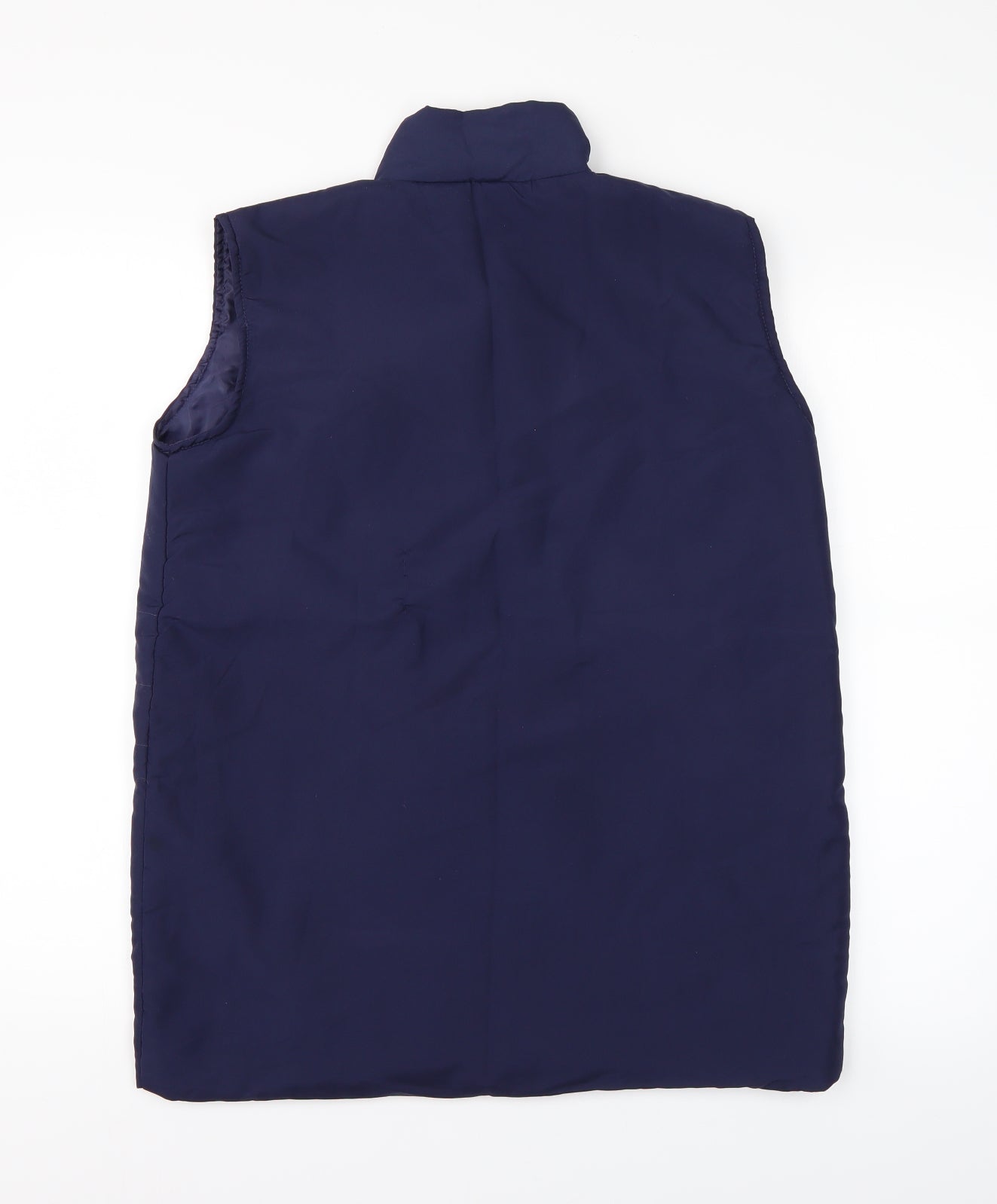 Anne de Lancay Womens Blue   Puffer Jacket Waistcoat Size 10