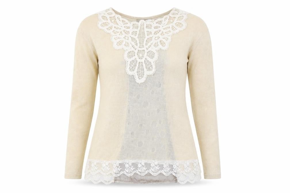 Altar'd State Womens Beige Argyle/Diamond  Cardigan Jumper Size S