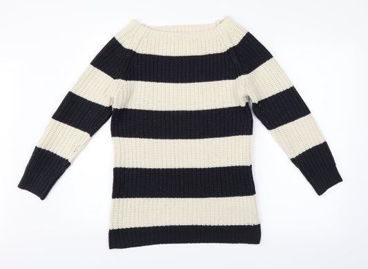 New Look Girls Multicoloured Striped  Pullover Jumper Size 12-13 Years