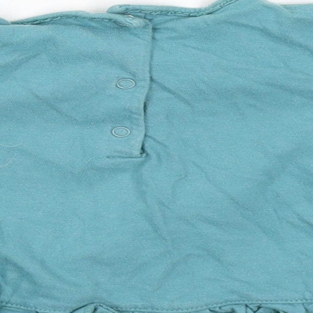 NEXT Boys Blue   Pullover Jumper Size 3-6 Months  - Bunny Hop on it