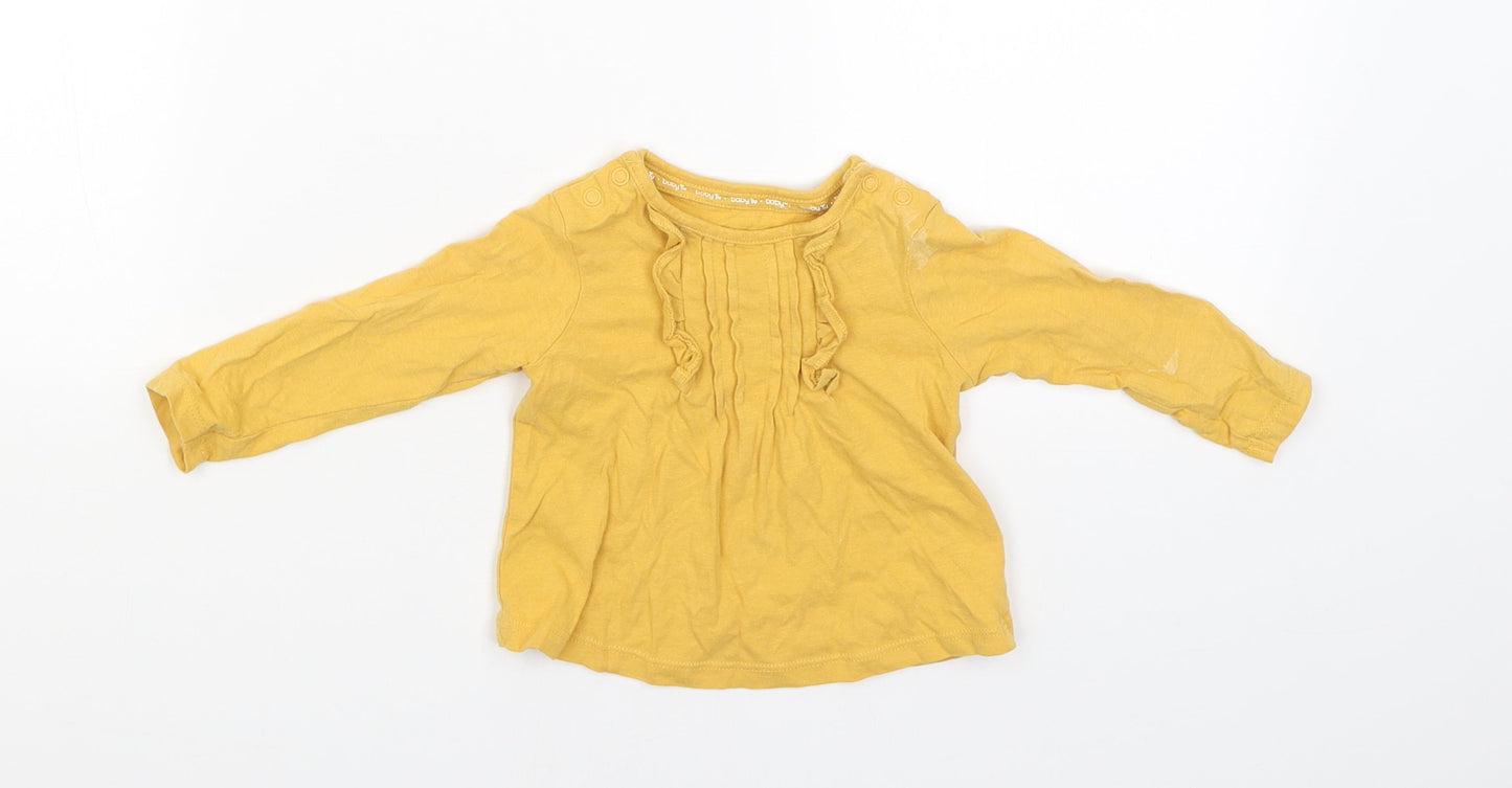 TU Girls Yellow   Pullover Jumper Size 3-6 Months