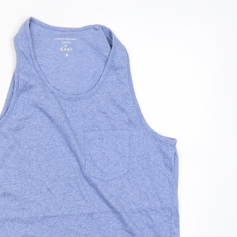 Easy Womens Blue   Basic Tank Size S