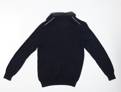 Next Mens Blue   Pullover Jumper Size S