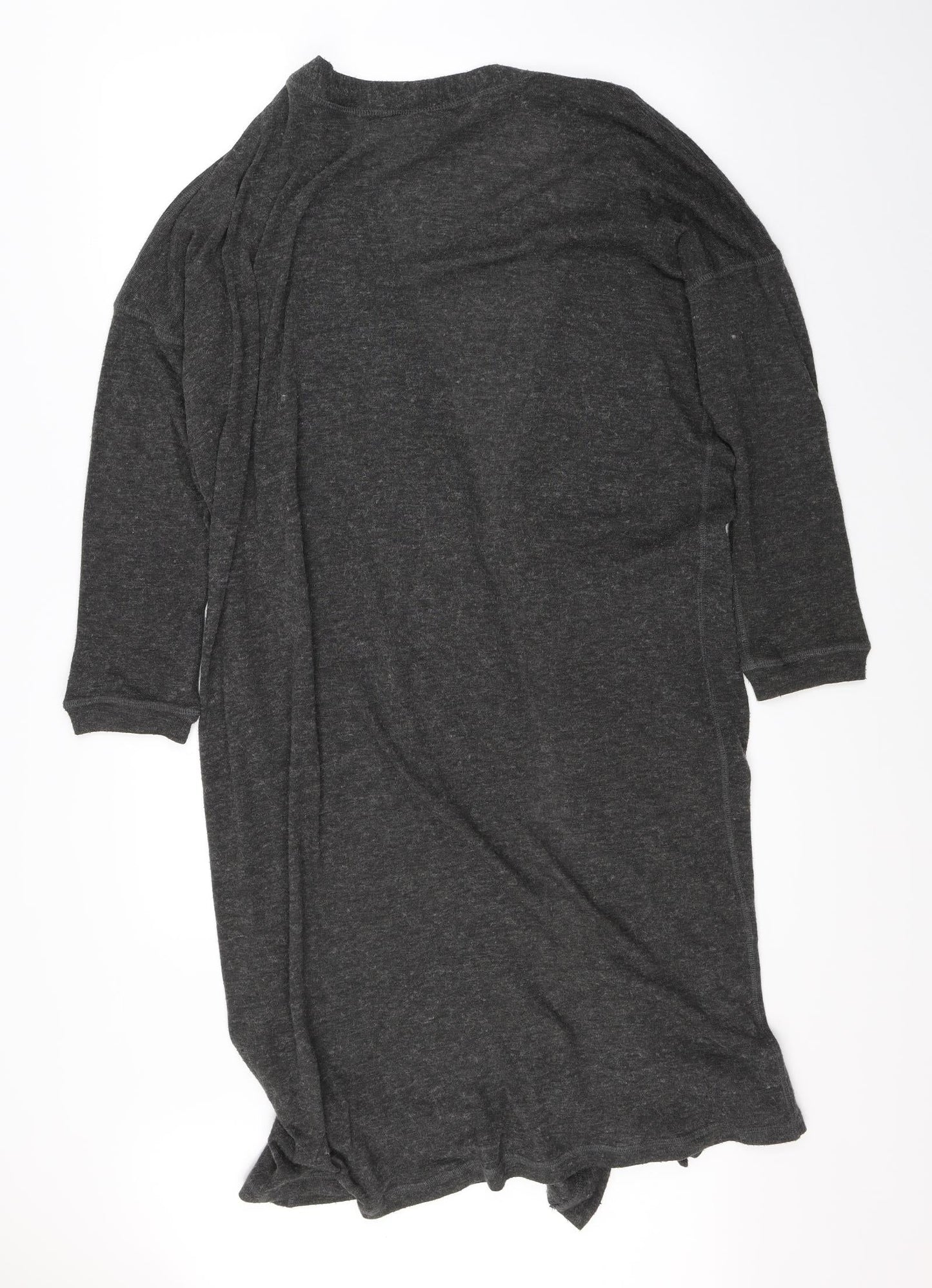 Monki Mens Grey   Jacket Coatigan Size M