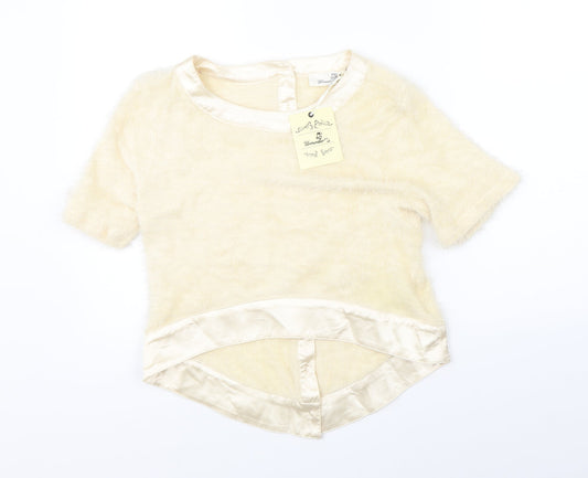 Urmoda Womens Beige   Basic Blouse Size S