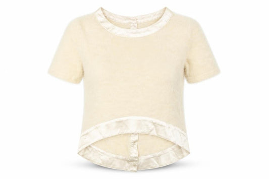 Urmoda Womens Beige   Basic Blouse Size S