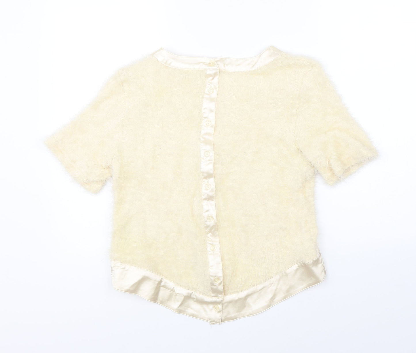 Urmoda Womens Beige   Basic Blouse Size S