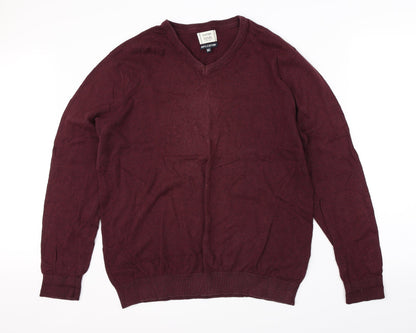 Geogrer Mens Red   Pullover Jumper Size XL