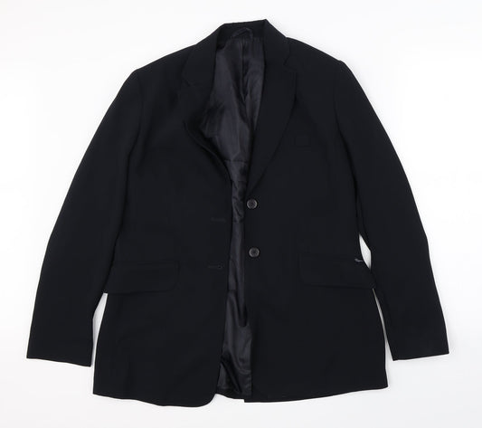 Mandate Womens Black   Jacket Suit Jacket Size 14