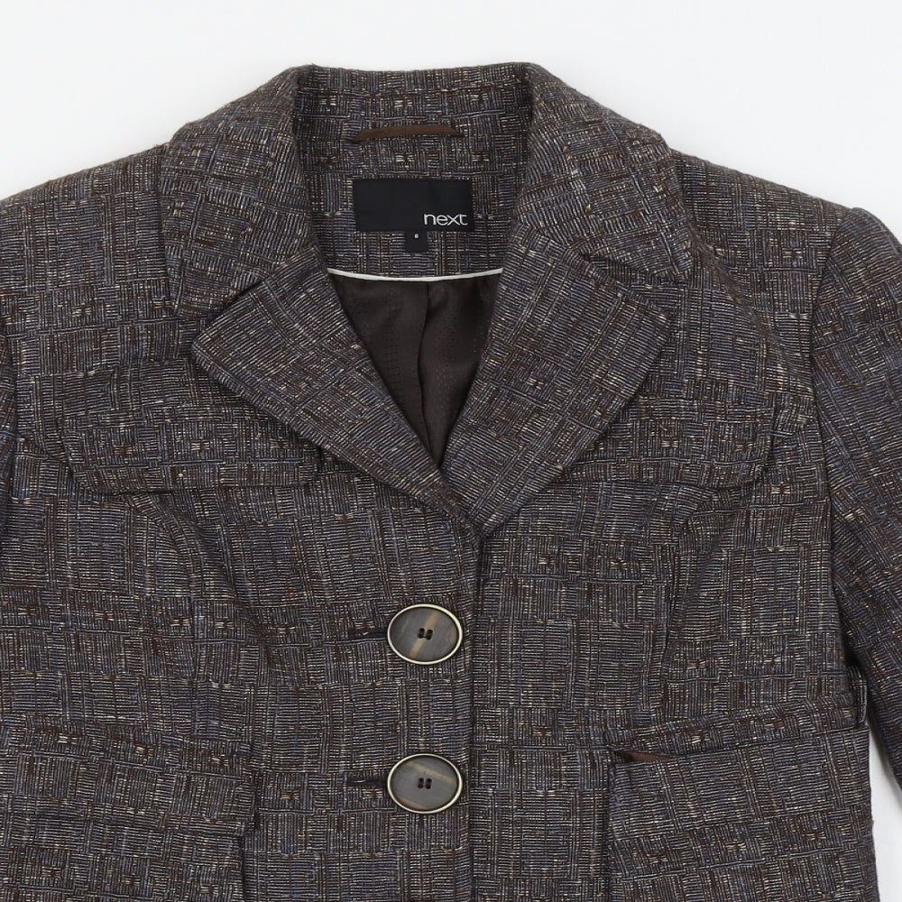 NEXT Womens Brown   Jacket Blazer Size L