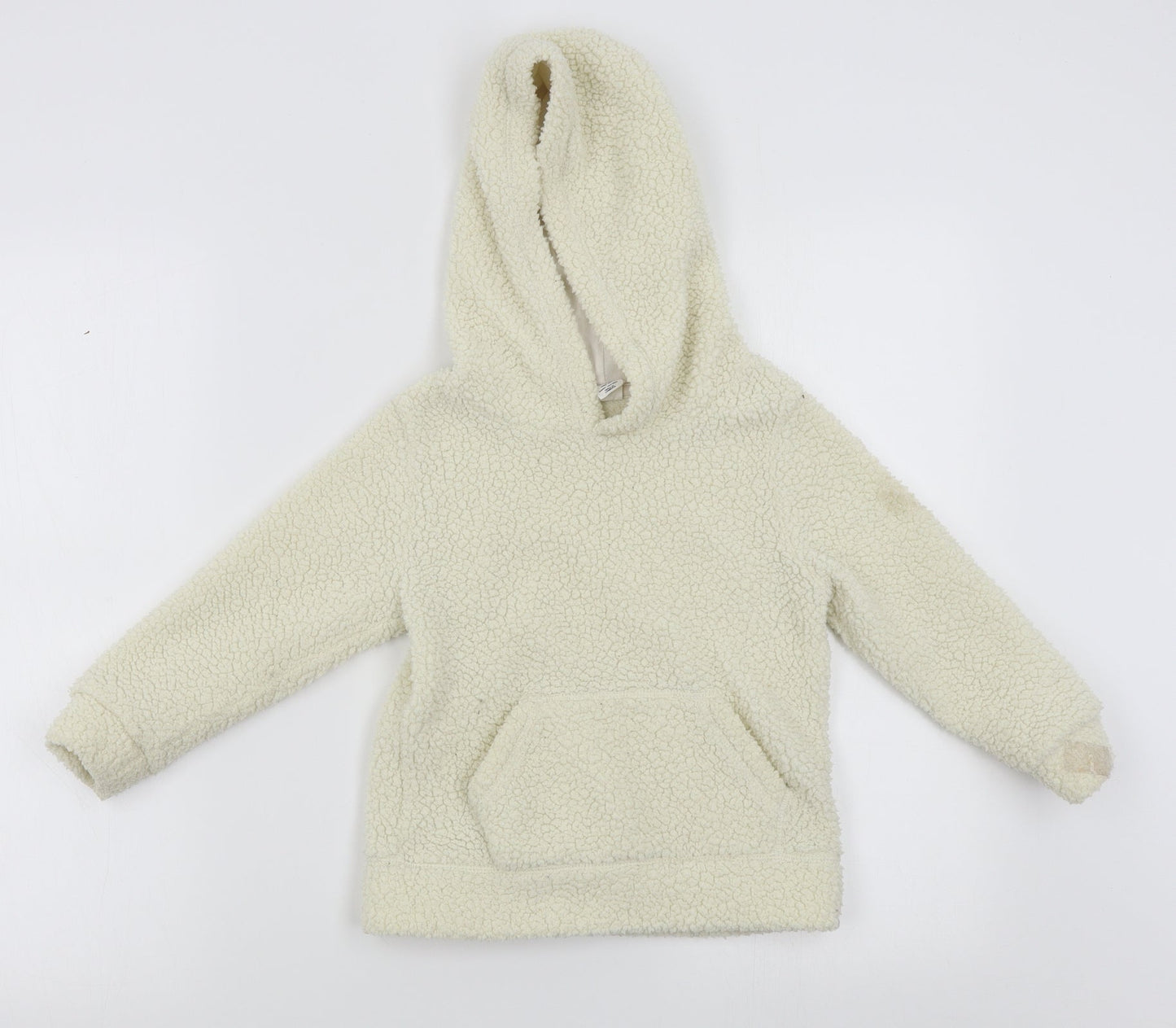 Gap Girls White   Pullover Hoodie Size 5 Years