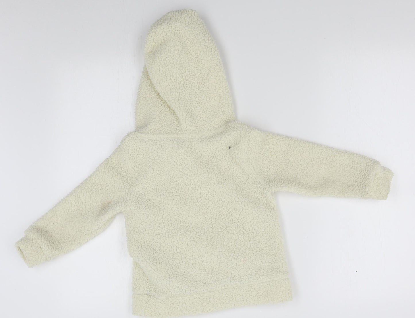 Gap Girls White   Pullover Hoodie Size 5 Years