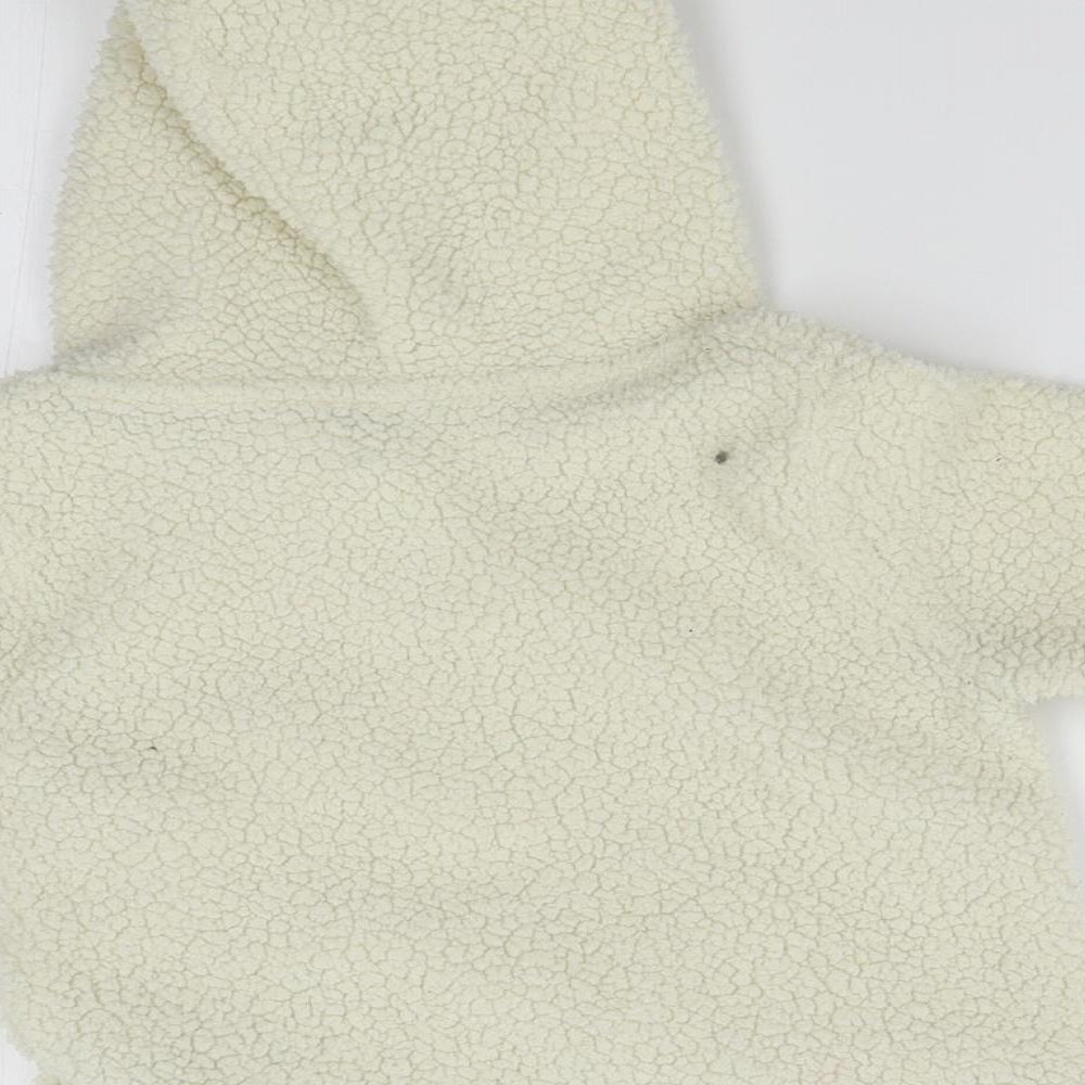 Gap Girls White   Pullover Hoodie Size 5 Years