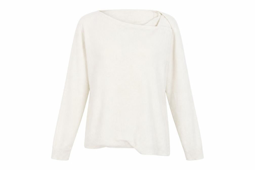 George Womens White   Wrap Jumper Size 16