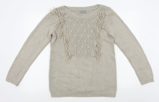 Joseph A Womens Beige   Pullover Jumper Size S
