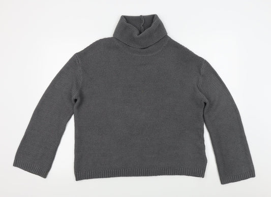 H&M Womens Grey   Pullover Jumper Size S
