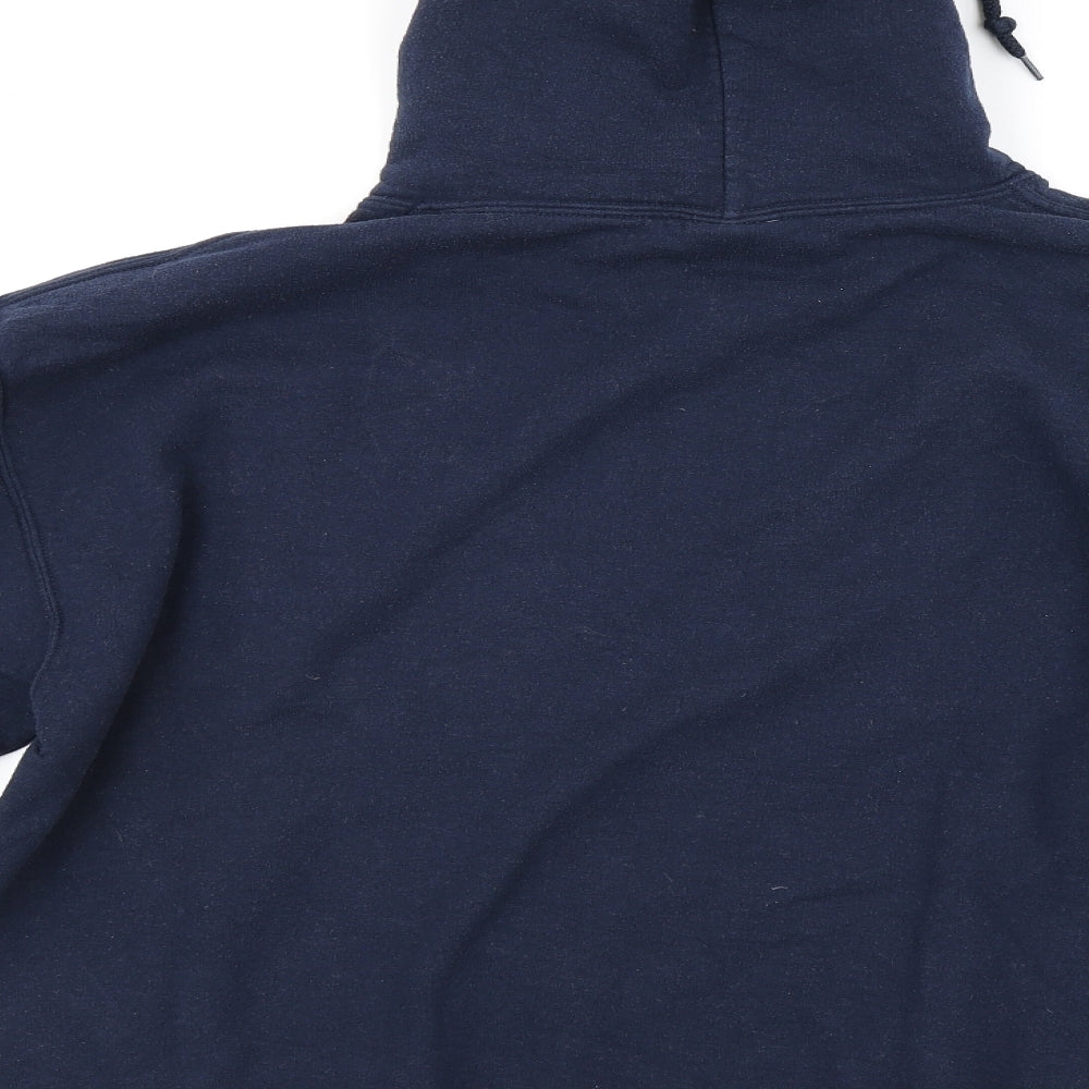 Gildan Boys Blue   Pullover Hoodie Size M
