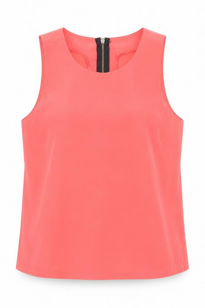 Topshop Womens Pink   Basic Tank Size 12