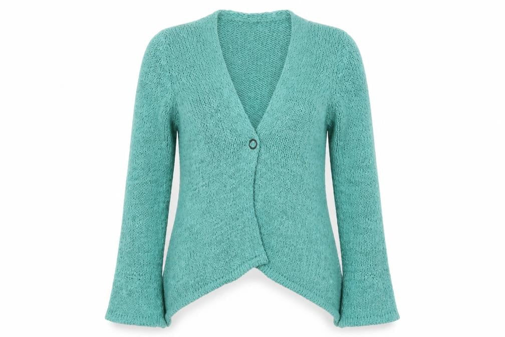Preworn Womens Blue  Knit Cardigan Jumper Size S