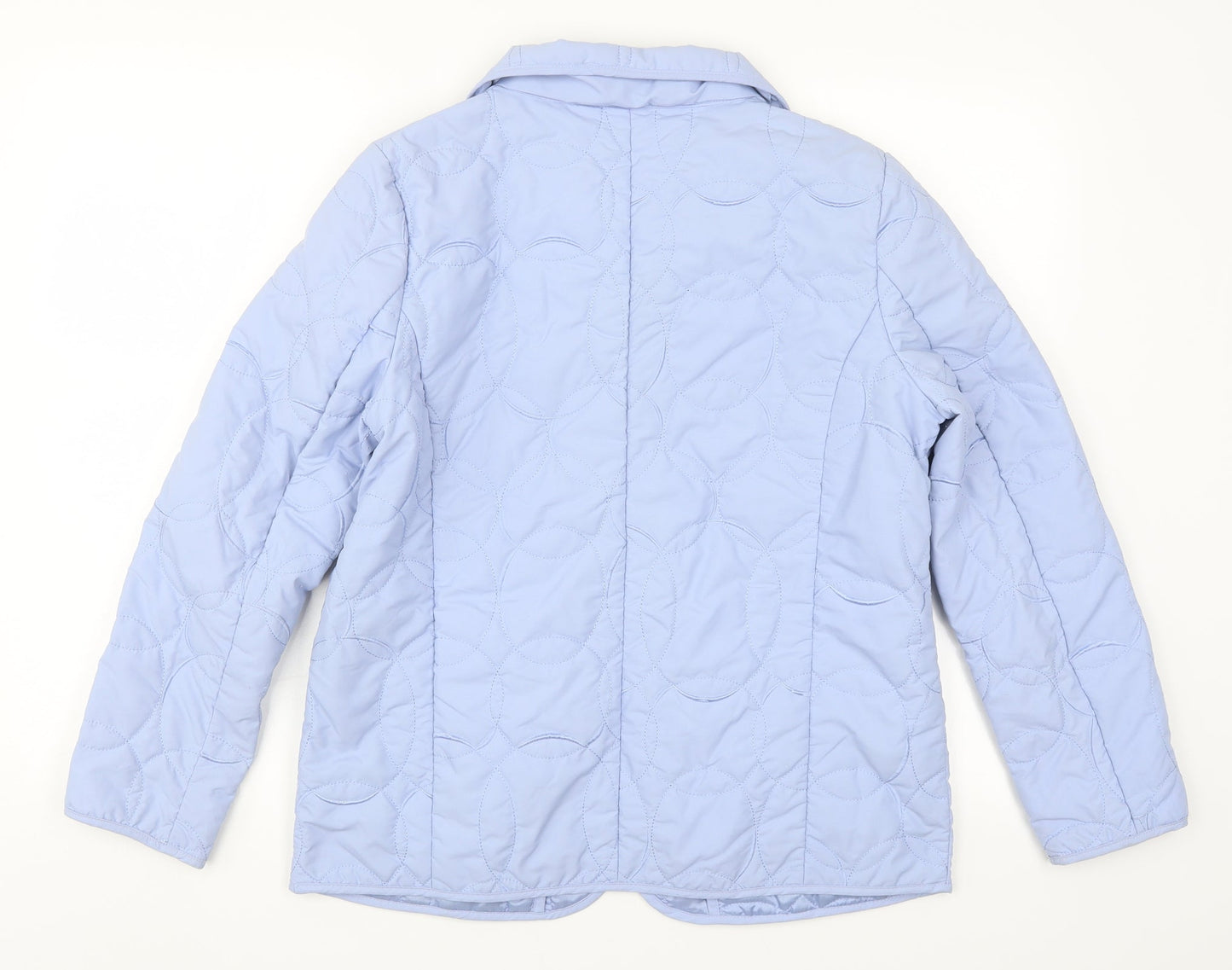 Tigi Womens Blue   Quilted Coat Size 10
