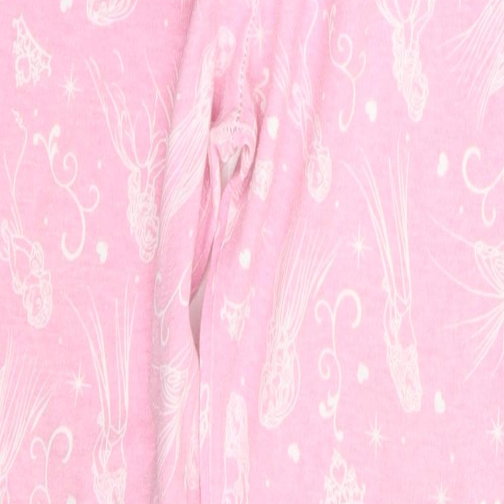 Disney Girls Pink Animal Print  Jogger Trousers Size 9 Years