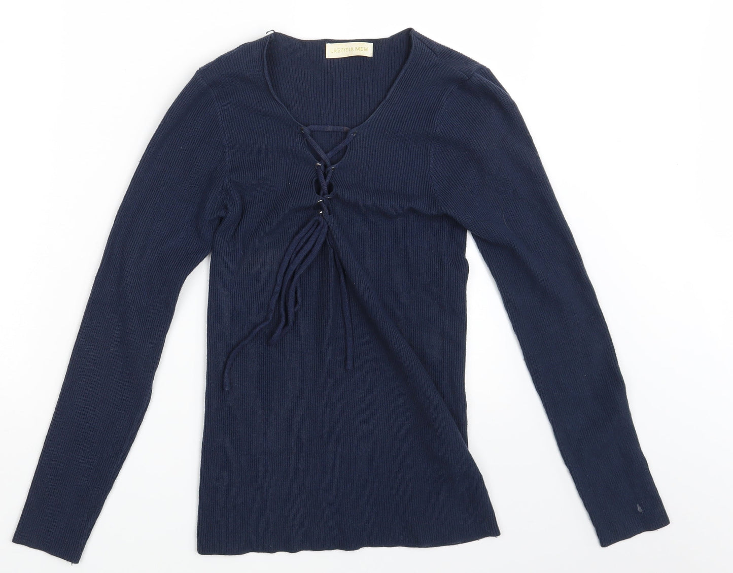 Latetitia Mem Womens Blue   Basic T-Shirt One Size