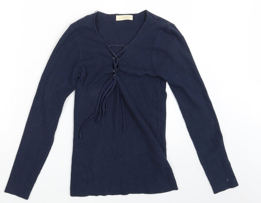 Latetitia Mem Womens Blue   Basic T-Shirt One Size