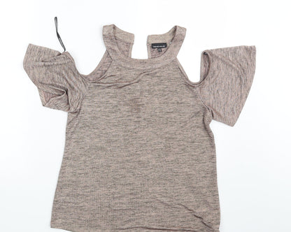 Warehouse Womens Pink   Basic T-Shirt Size 10