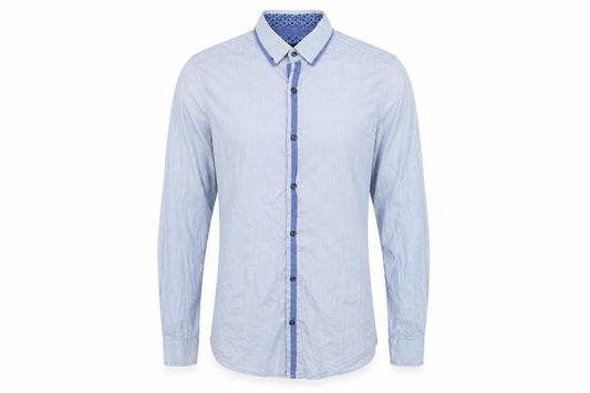 Next Mens Blue    Button-Up Size L