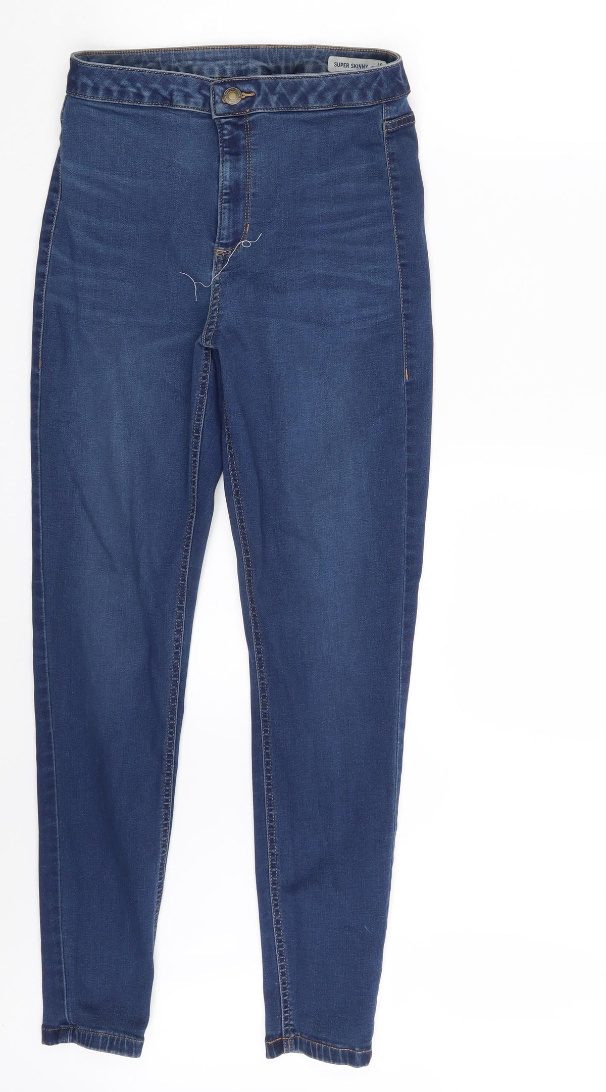 Marks & Spencer Womens Blue  Denim Skinny Jeans Size 10 L27 in