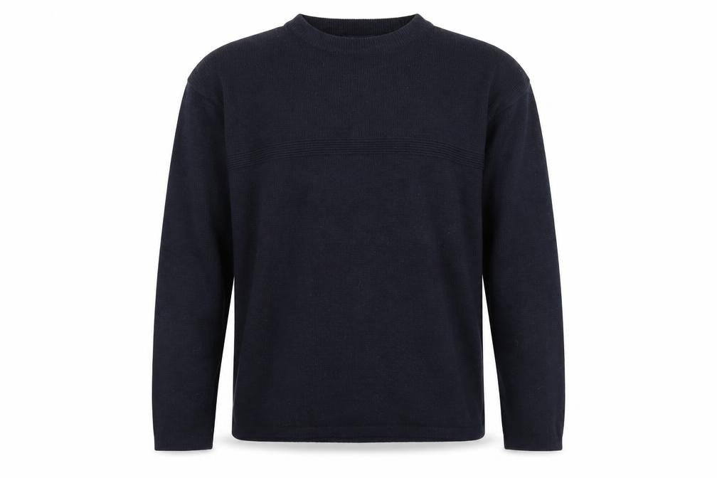 Tom Hagan Mens Blue  Knit Pullover Jumper Size L