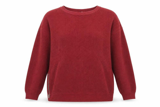 Divided Womens Red  Knit Pullover Jumper Size S