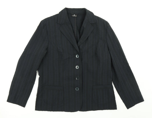 Lebek Womens Blue   Jacket Blazer Size 12