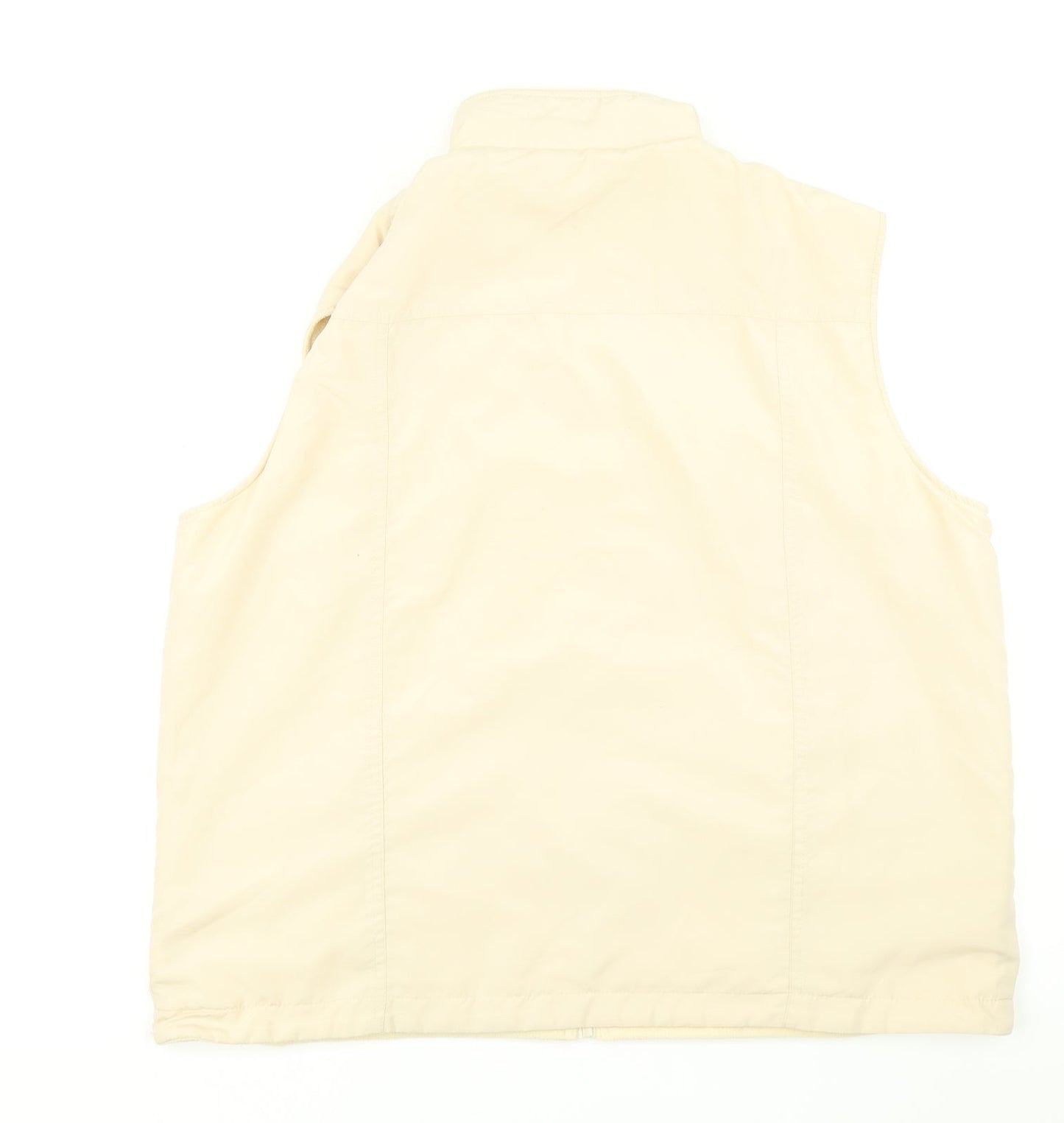 Bonmarché Womens Beige   Gilet Coat Size L