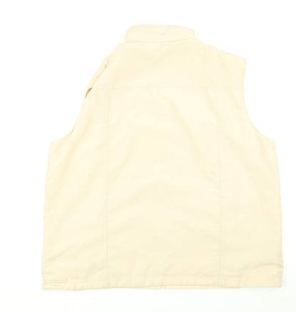 Bonmarché Womens Beige Gilet Coat Size L