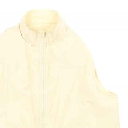 Bonmarché Womens Beige Gilet Coat Size L
