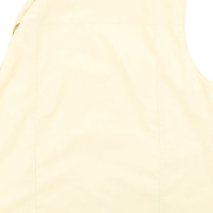 Bonmarché Womens Beige Gilet Coat Size L