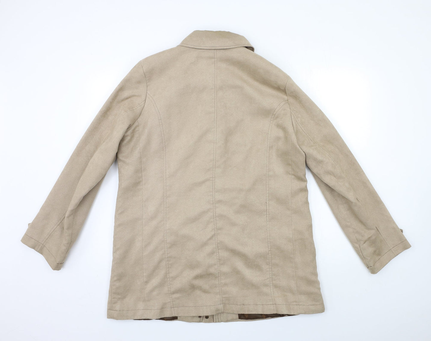 Bonmarché Womens Beige   Overcoat Coat Size M
