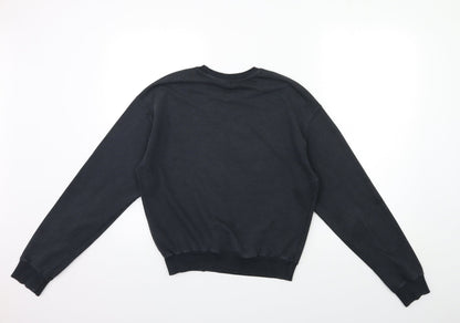 H&M Womens Grey   Pullover Sweatshirt Size XS