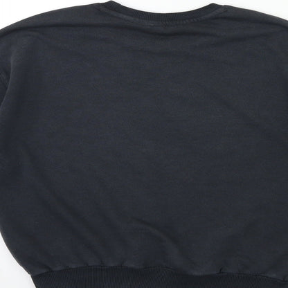 H&M Womens Grey   Pullover Sweatshirt Size XS