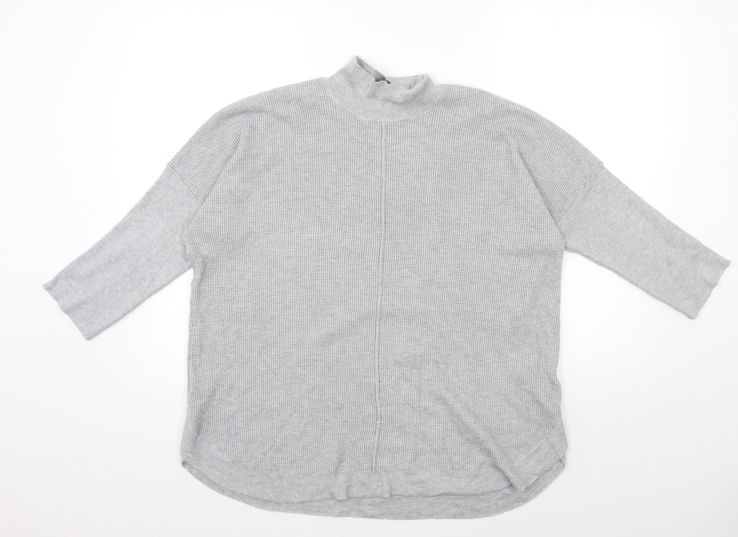 PAYTON PRIMROSE Womens Grey  Knit Pullover Jumper Size M