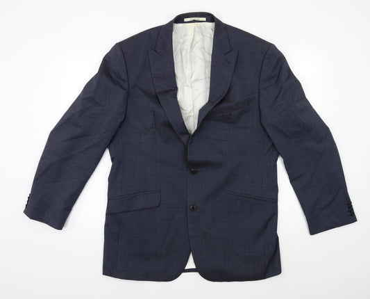 Baumer Mens Blue   Jacket Suit Jacket Size 42