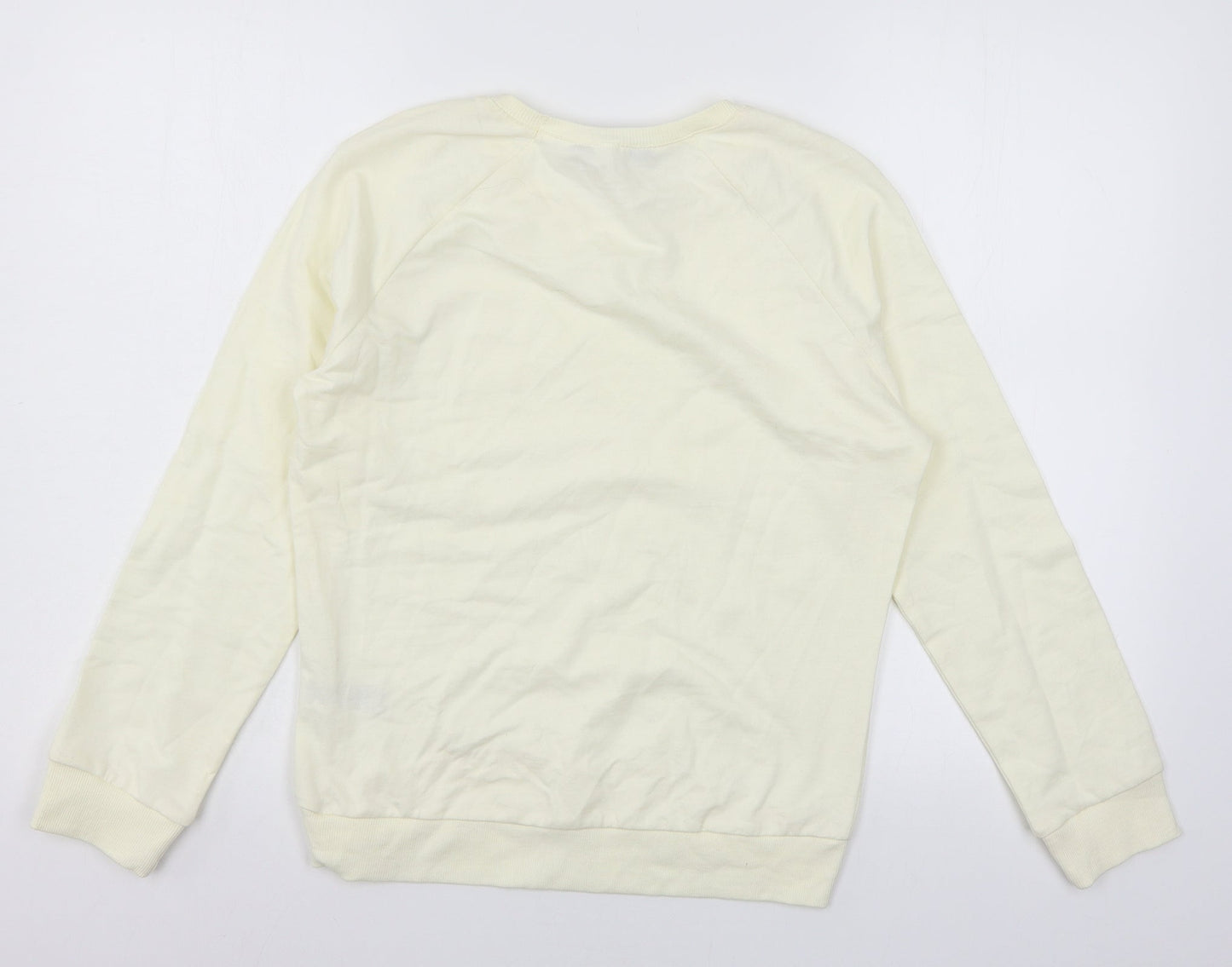 Dorothy Perkins Womens Ivory  Jersey Pullover Sweatshirt Size 10